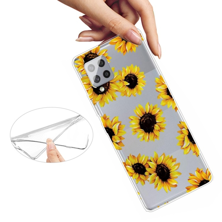 ART Szilikon huzat Samsung Galaxy A42 5G SUN FLOWER termék 2. képe
