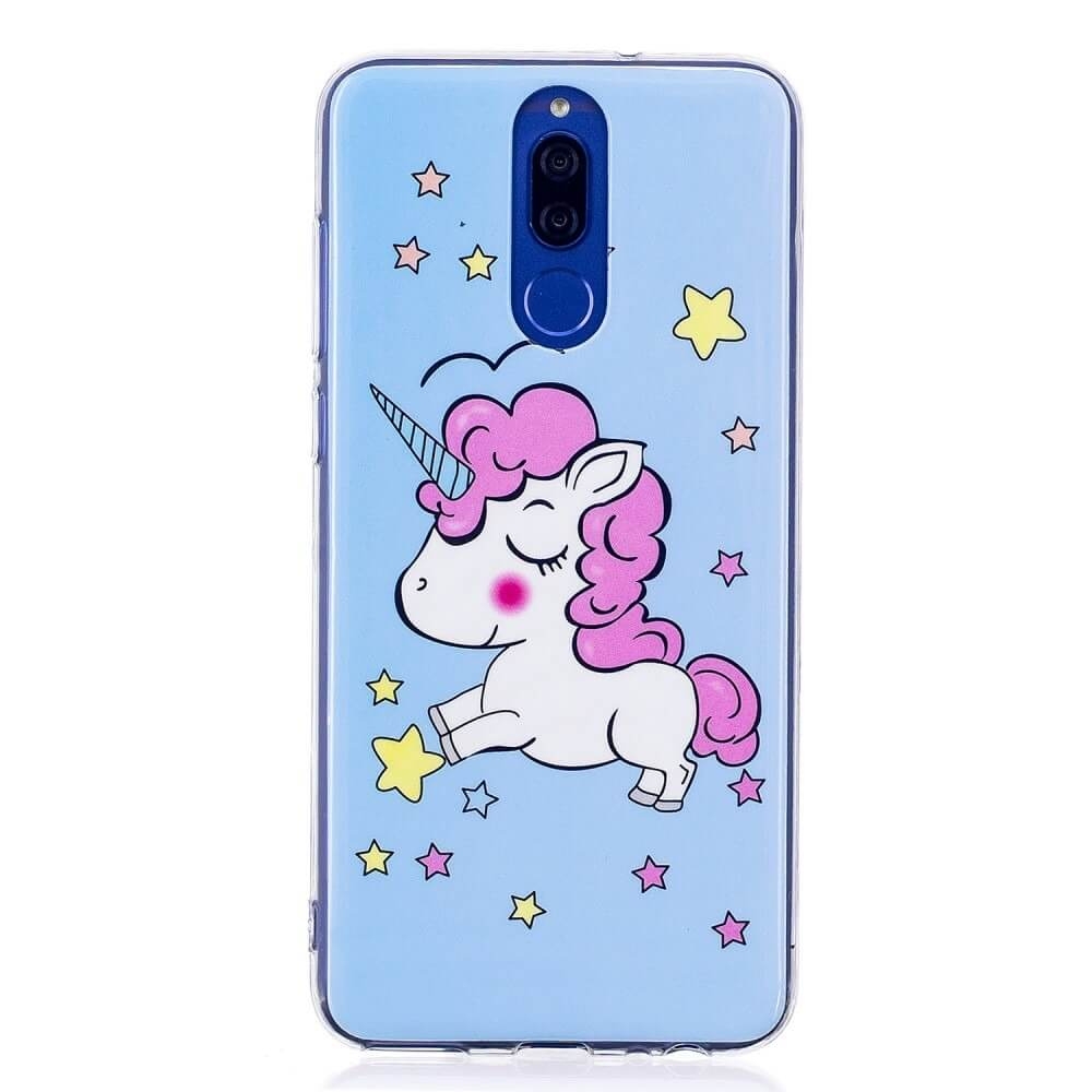 ART TPU Svietiaci obal Huawei Mate 10 Lite UNICORN modrý akciós termékkép 1