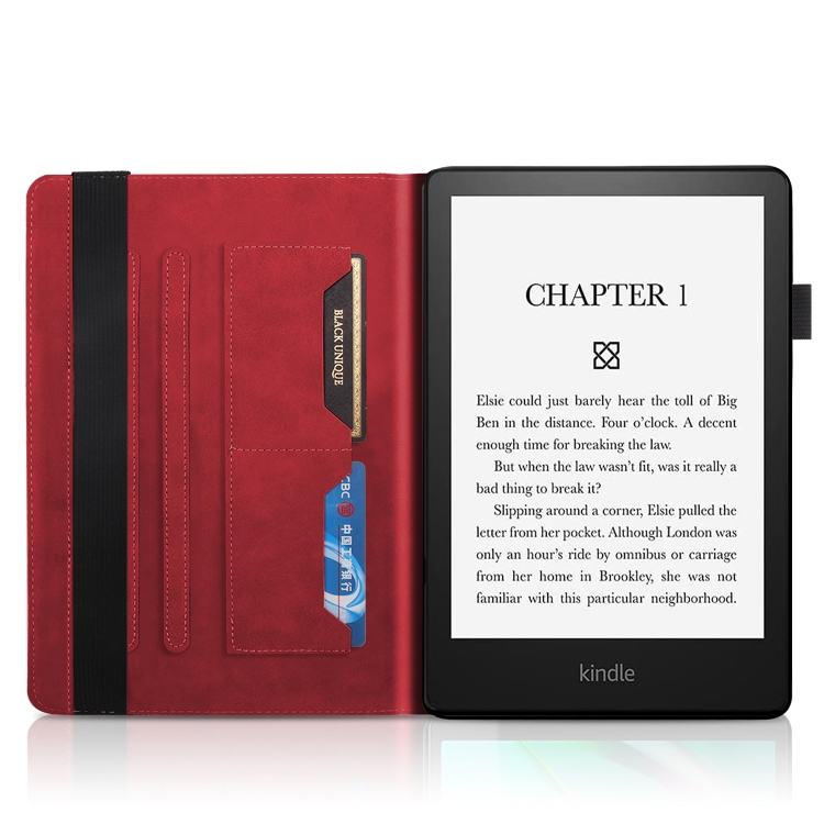 ART TREE Amazon Kindle Paperwhite 5 2021 piros összecsukható tok termék 2. képe