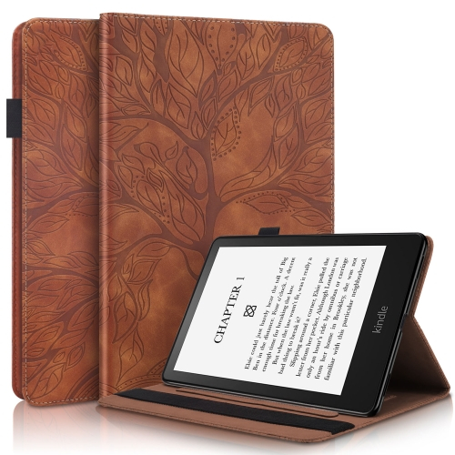 ART TREE Amazon Kindle Paperwhite 5 2021 barna összecsukható tok akciós termékkép 1