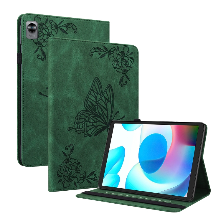 ART BUTTERFLY Flip tok Realme Pad Mini zöld akciós termékkép 1