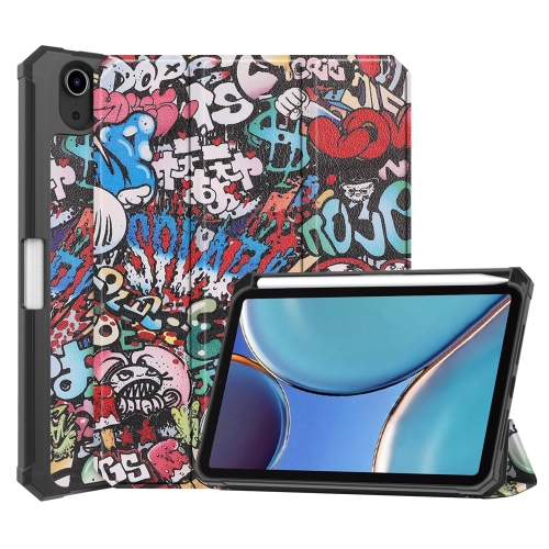 ART Apple iPad mini 2021 GRAFFITI flip tok akciós termékkép 1
