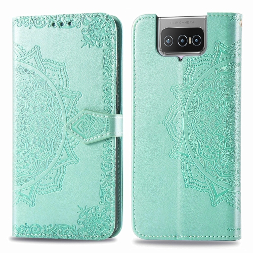 ART Peňaženkový terjed Asus Zenfone 7 (ZS670KS) ORNAMENT Zöld akciós termékkép 1