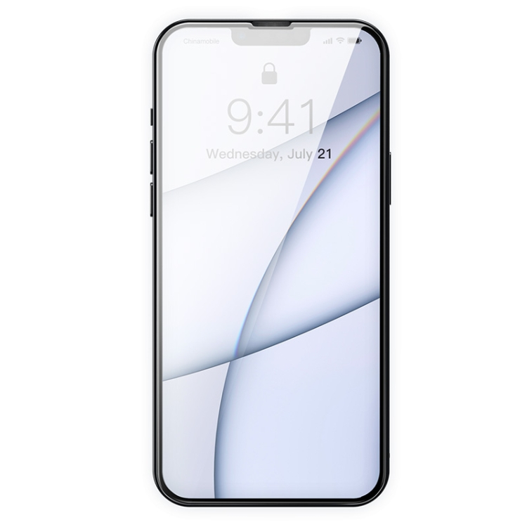 BASEUS 2x 3D Edzett üveg Apple iPhone 13 Pro Max fekete termék 2. képe