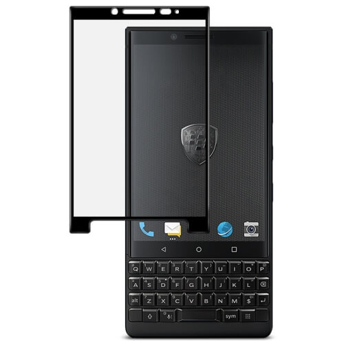 3D Edzett üveg BlackBerry Key 2 fekete akciós termékkép 1