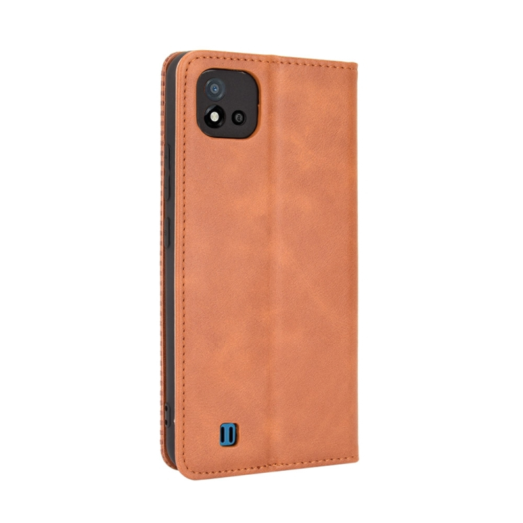 BUSINESS pénztárcahuzat Realme C11 2021 barna színben termék 2. képe