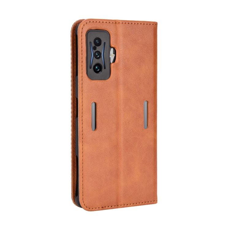BUSINESS pénztárcahuzat Xiaomi Poco F4 GT-hez barna termék 2. képe