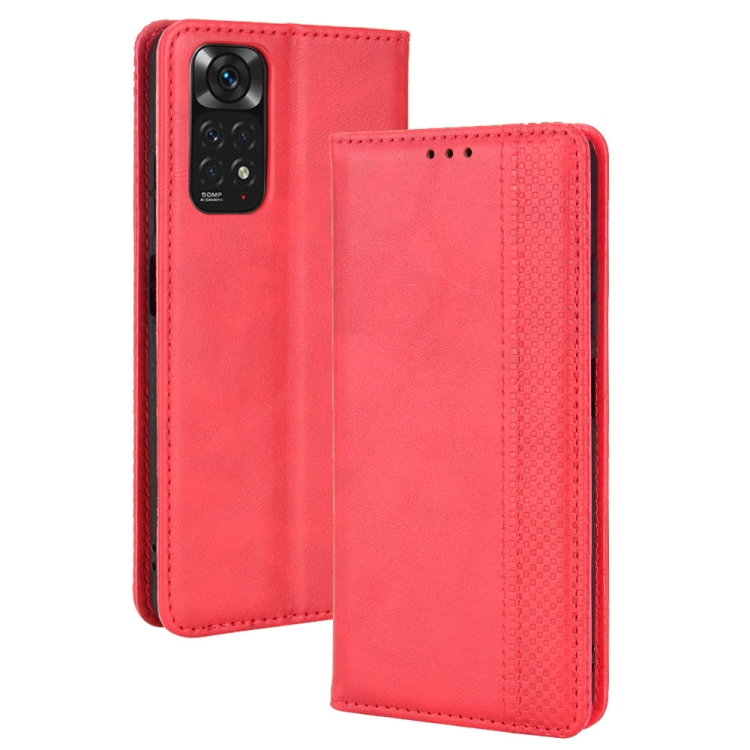 BUSINESS pénztárca borító Xiaomi Redmi Note 11 / Note 11S piros akciós termékkép 1