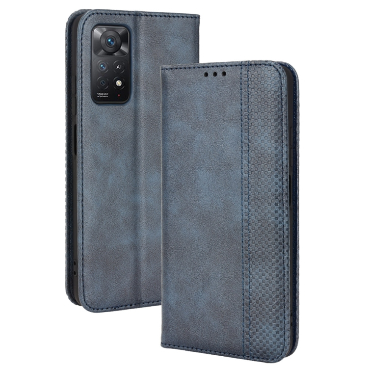BUSINESS pénztárcavédő a Xiaomi Redmi Note 11 Pro 5G / Note 11 Pro kék telefonhoz akciós termékkép 1