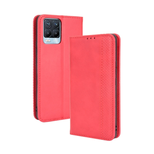 BUSINESS Pénztárca borító Realme 8 / Realme 8 Pro piros akciós termékkép 1