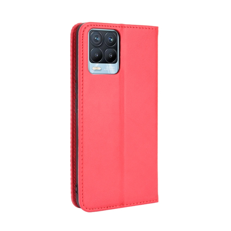 BUSINESS Pénztárca borító Realme 8 / Realme 8 Pro piros termék 2. képe