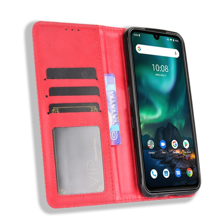 BUSINESS Pénztárcahuzat Umidigi Bison / Bison Plus piros termék 2. képe