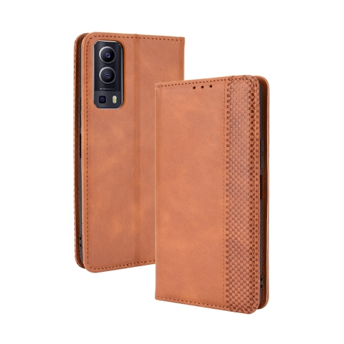 BUSINESS pénztárcahuzat Vivo Y72 5G barna akciós termékkép 1