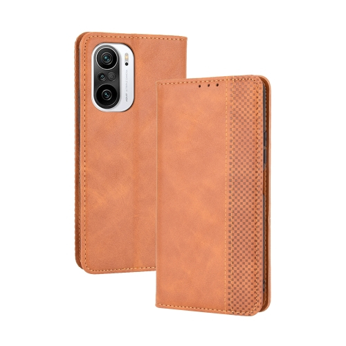 BUSINESS Pénztárcahuzat Xiaomi Poco F3 barna akciós termékkép 1