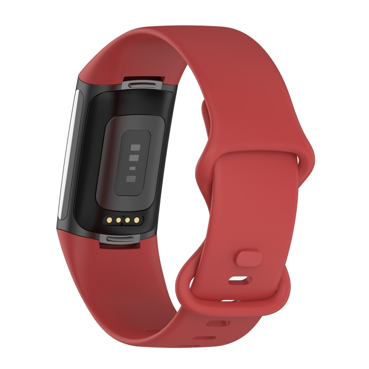 BUTTERFLY Szilikon szíj Fitbit Charge 5 piroshoz termék 2. képe