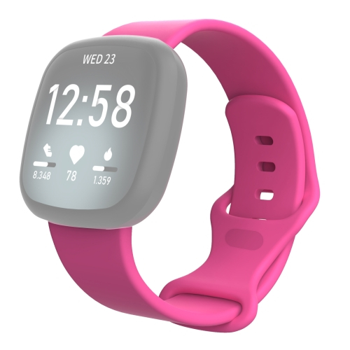 BUTTERFLY szilikon szíj Fitbit Versa 3 / Fitbit Sense rózsaszínhez akciós termékkép 1