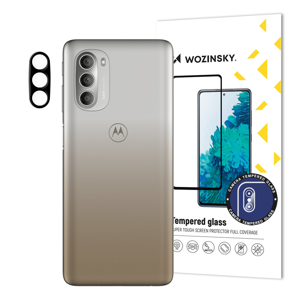 WOZINSKY FULL COVER Üveg Motorola Moto G51 5G kamerához akciós termékkép 1