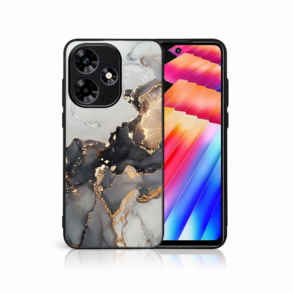 MY ART Infinix védőburkolat Hot 30 GREY MARBLE (140) akciós termékkép 1