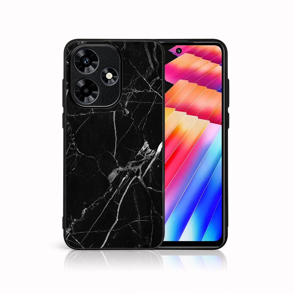 MY ART Infinix védőburkolat Hot 30 BLACK MARBLE (142) akciós termékkép 1