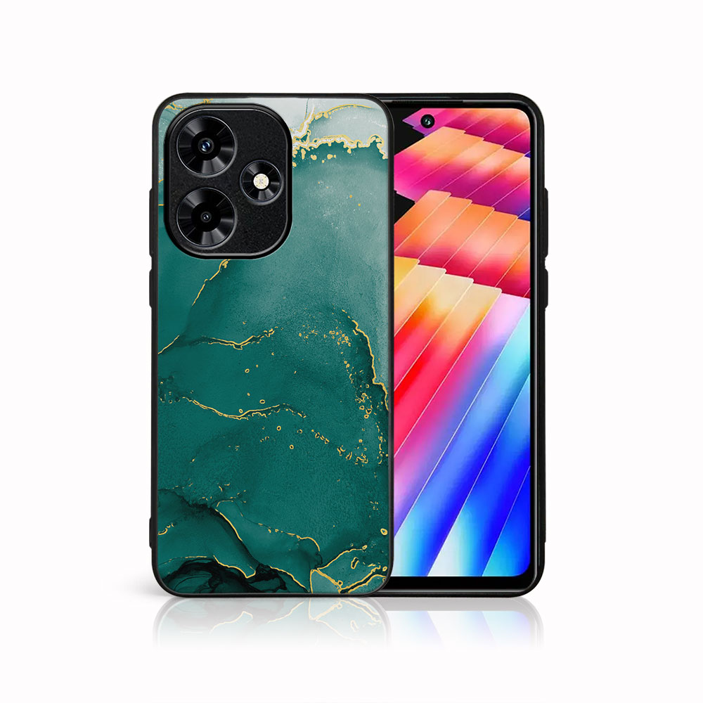 MY ART Infinix védőburkolat Hot 30 GREEN MARBLE (145) akciós termékkép 1