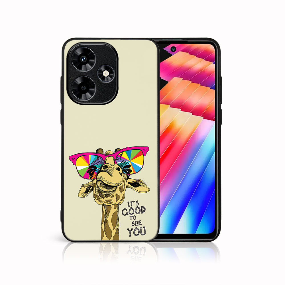MY ART Védőburkolat Infinixhez Hot 30 ZSIRÁF (180) akciós termékkép 1