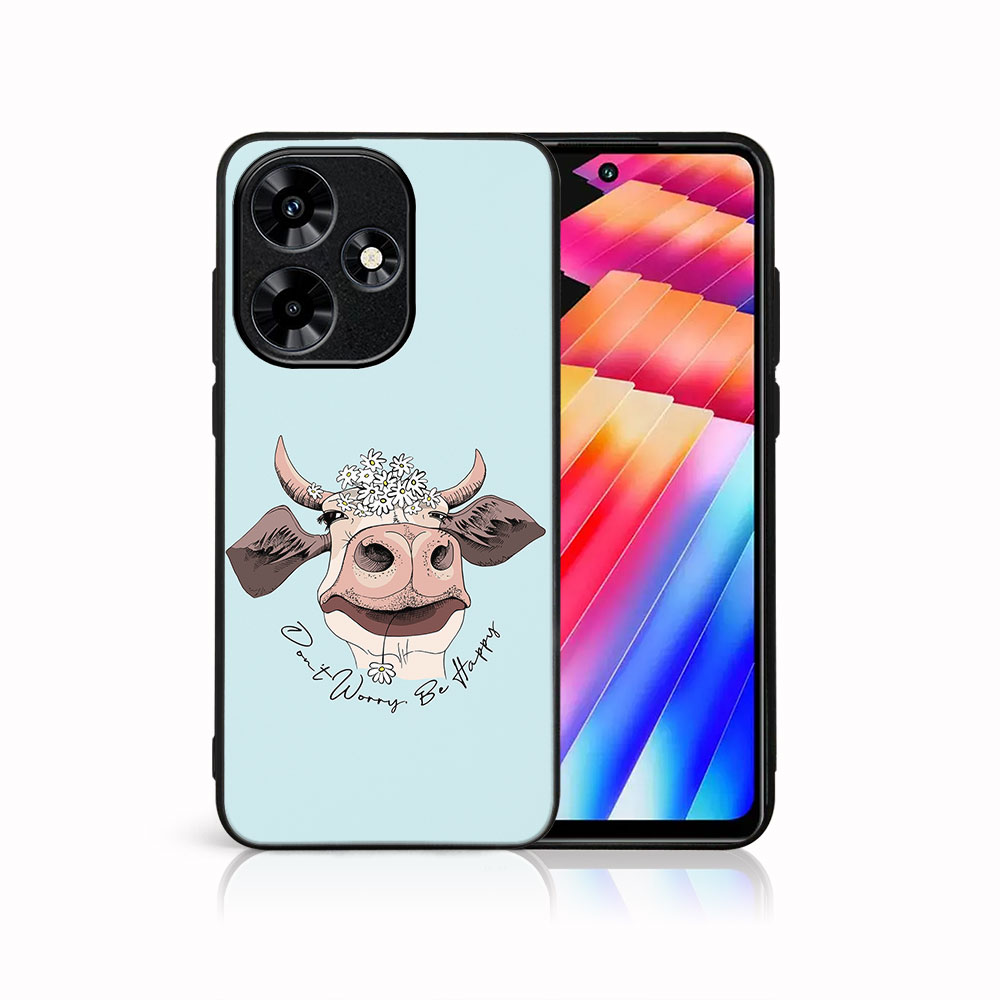 MY ART Védőburkolat Infinixhez Hot 30 HAPPY COW (181) akciós termékkép 1