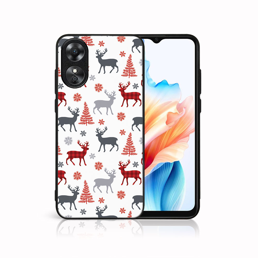 MY ART Karácsonyi kivitelű borító Oppo A38 DEER (068) akciós termékkép 1