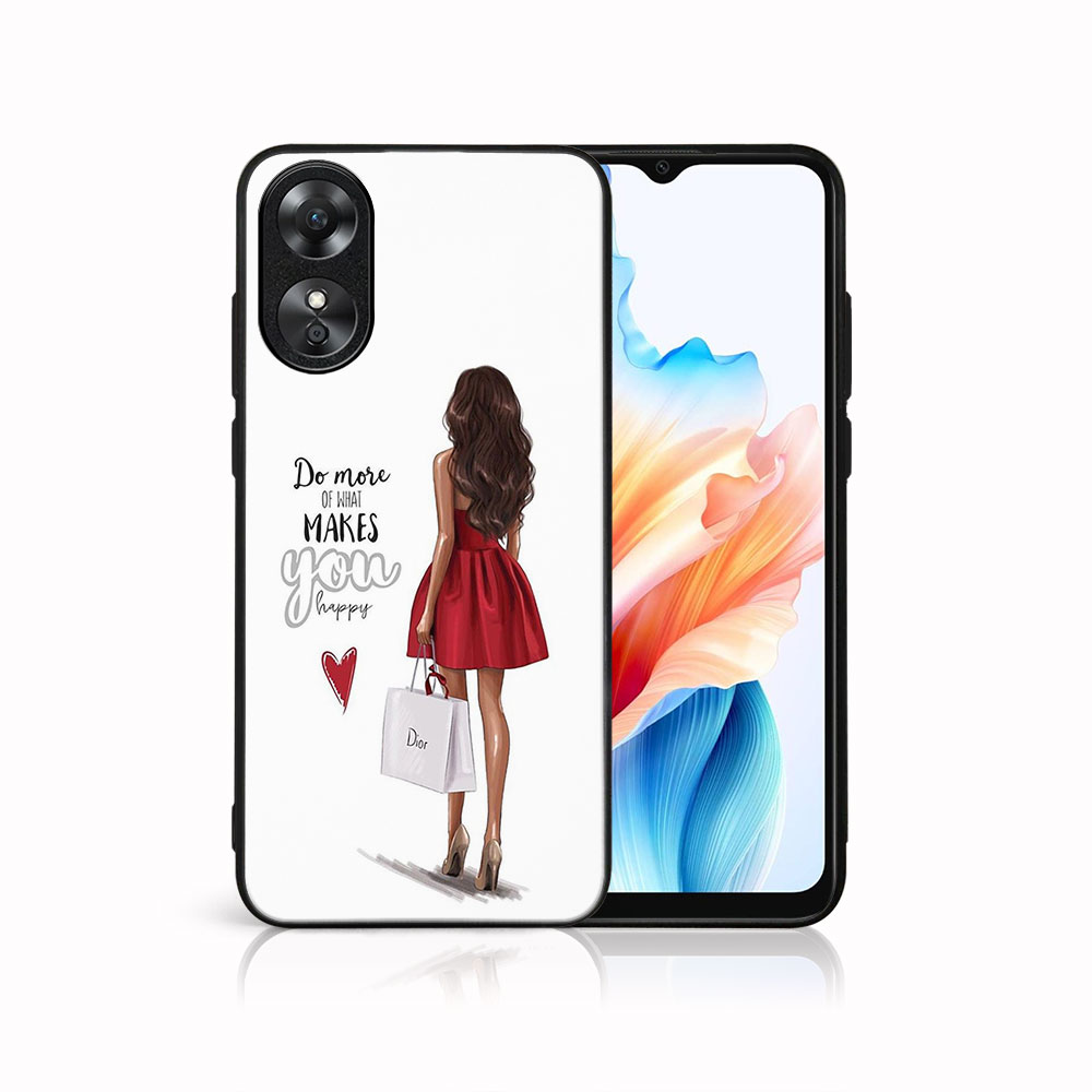 MY ART Védőburkolat a Oppo-hoz A38 RED DRESS (137) akciós termékkép 1