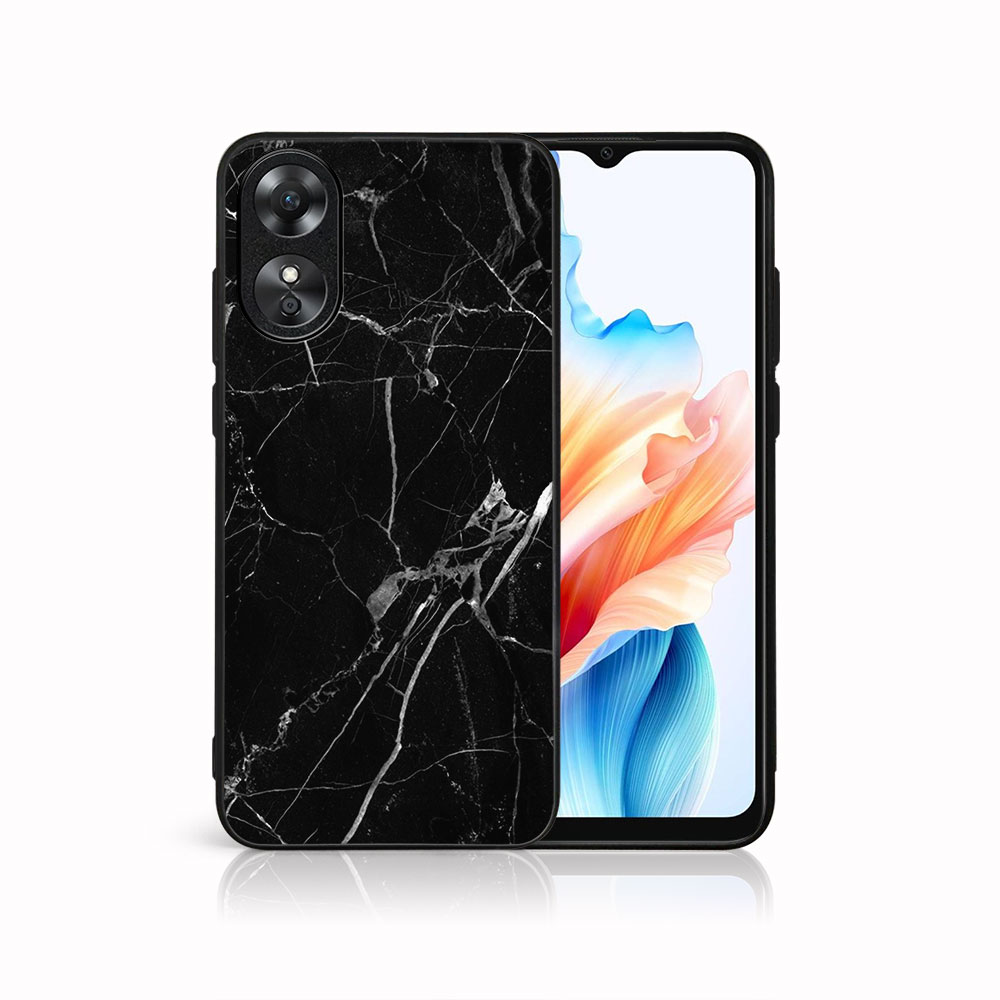 MY ART Védőburkolat a Oppo-hoz A38 BLACK MARBLE (142) akciós termékkép 1