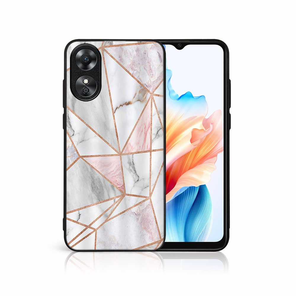 MY ART Védőburkolat a Oppo-hoz A38 PINK MARBLE (143) akciós termékkép 1