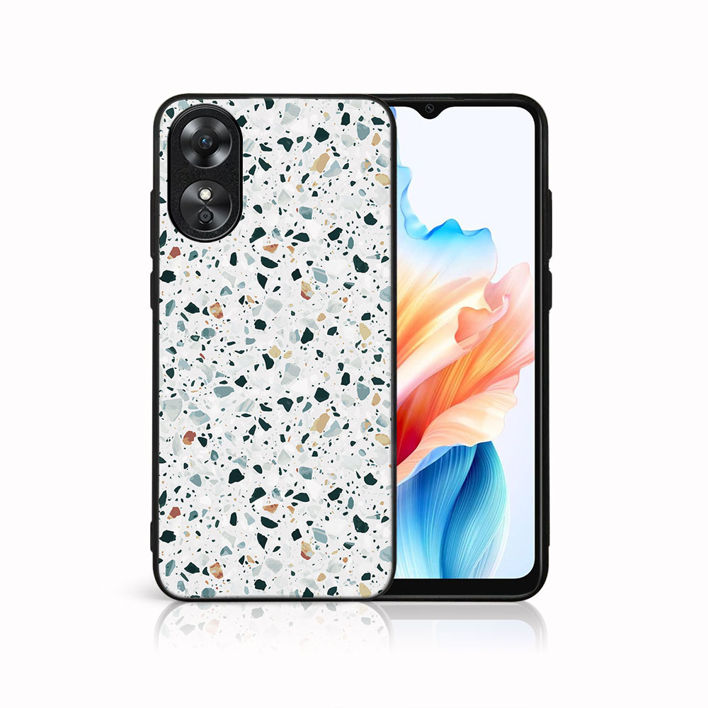 MY ART Védőburkolat a Oppo-hoz A38 GREY TERRAZZO (163) akciós termékkép 1
