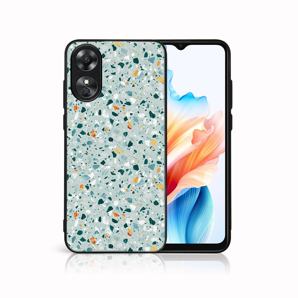 MY ART Védőburkolat: Oppo A38 BLUE TERRAZZO (164) akciós termékkép 1