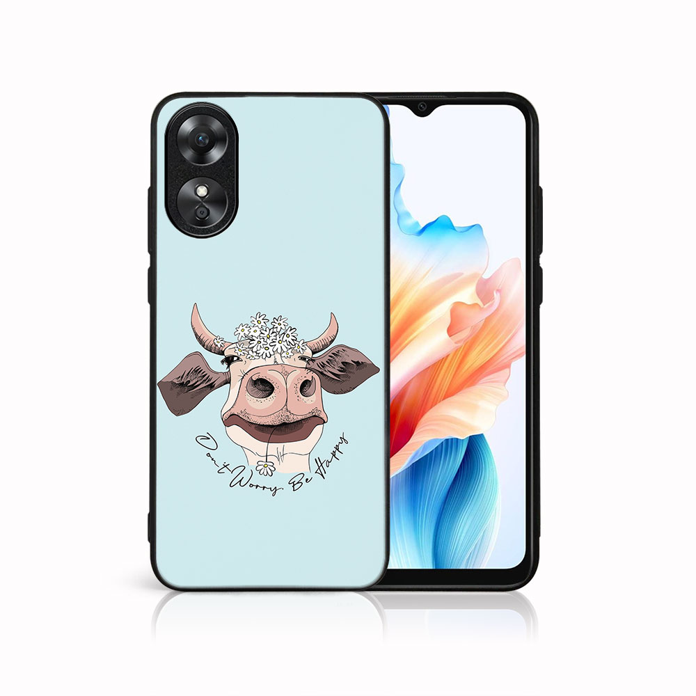 MY ART Védőburkolat a Oppo-hoz A38 HAPPY COW (181) akciós termékkép 1
