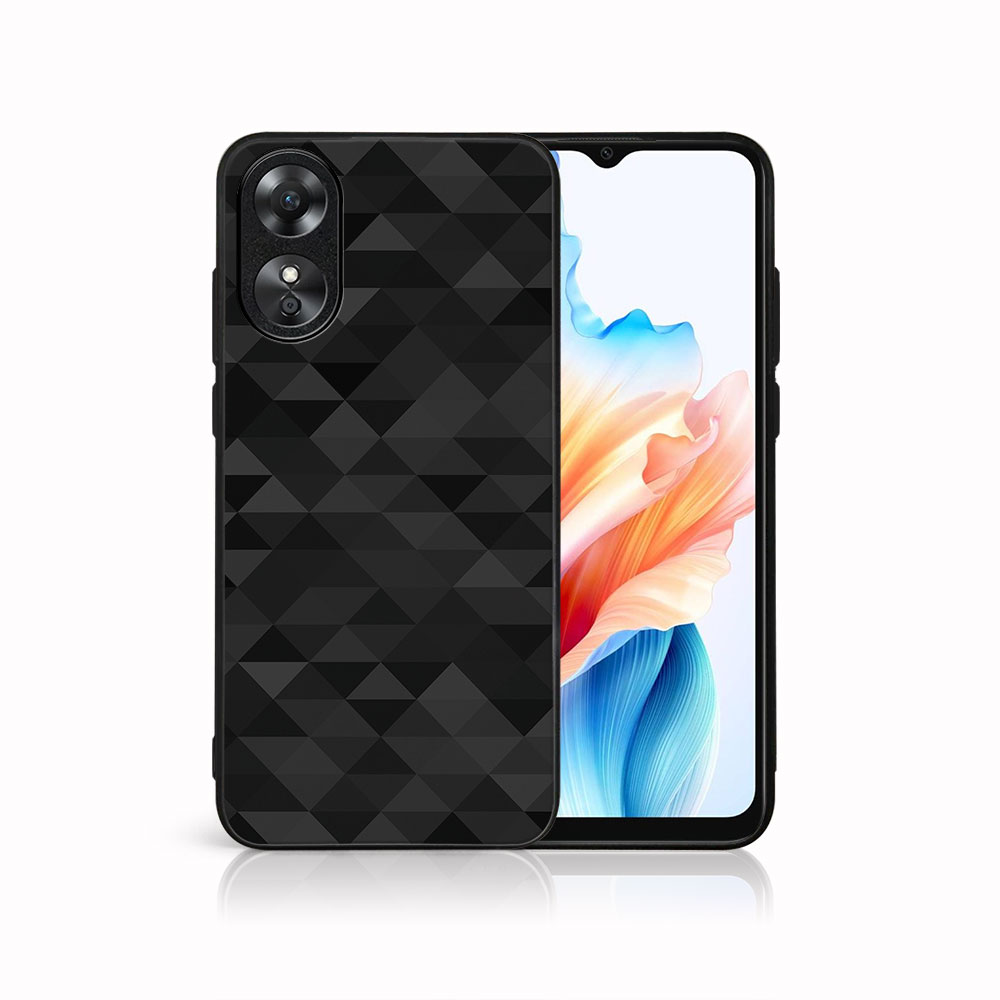 MY ART Védőburkolat a Oppo-hoz A38 BLACK TRIANGLES (232) akciós termékkép 1