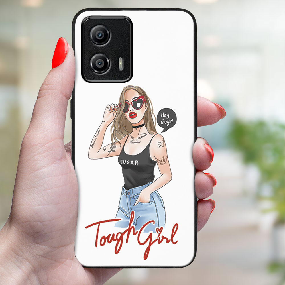 MY ART Védőburkolat: Motorola Moto G53 5G TOUGH GIRL (131) termék 2. képe