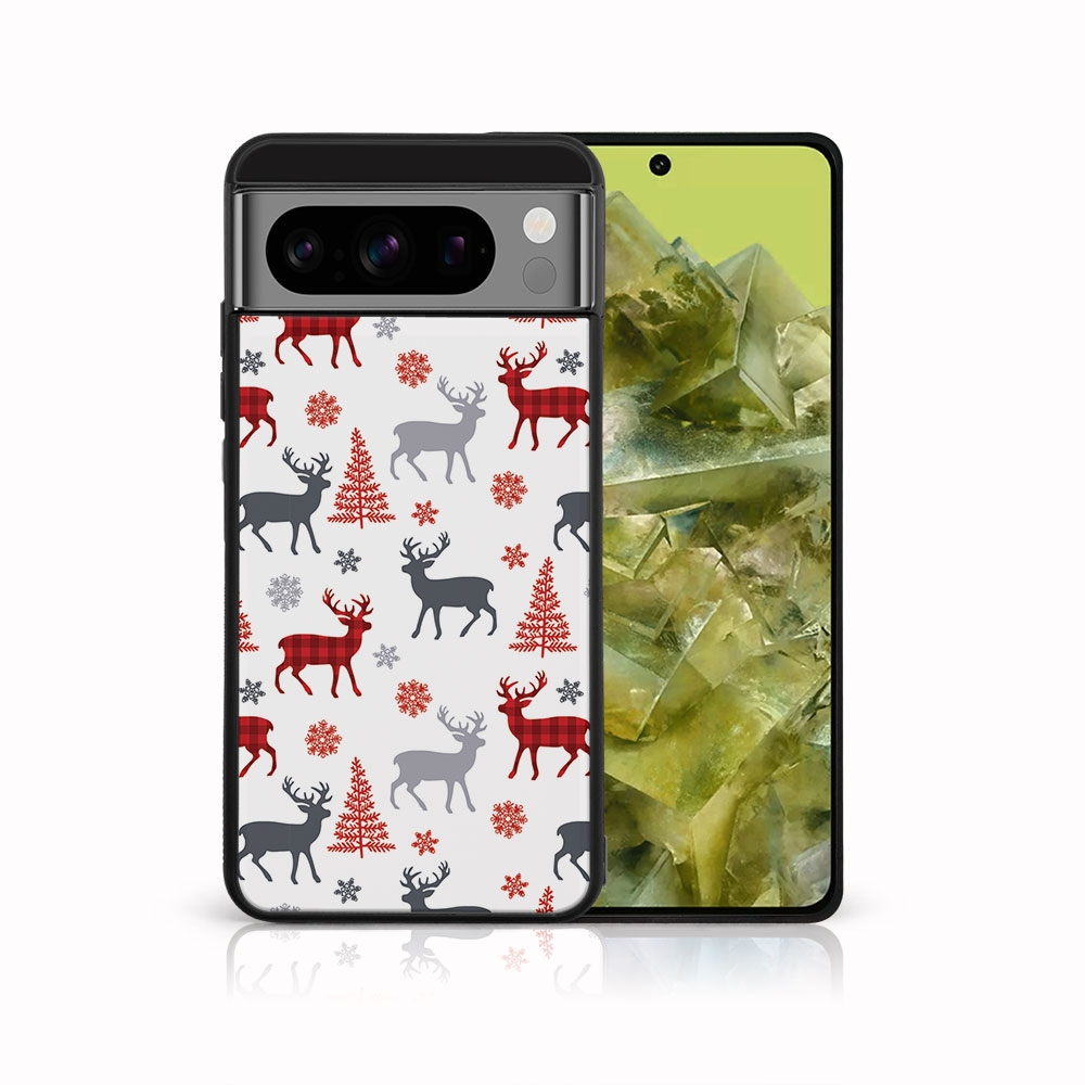PROTEMIO MY ART Kryt s vianočným dizajnom Google Pixel 8 Pro DEER (068) akciós termékkép 1