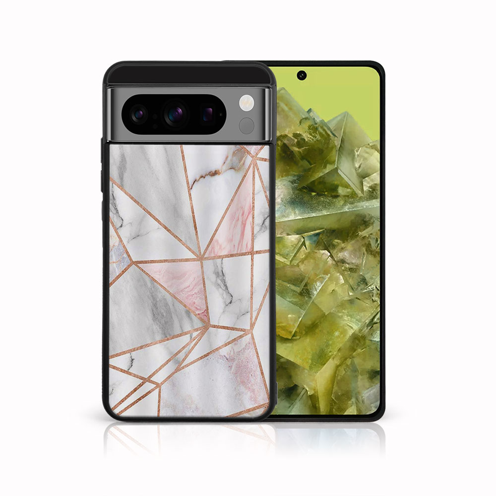PROTEMIO MY ART Védőburkolat a Google Pixel 8-hoz Pro PINK MARBLE (143) akciós termékkép 1