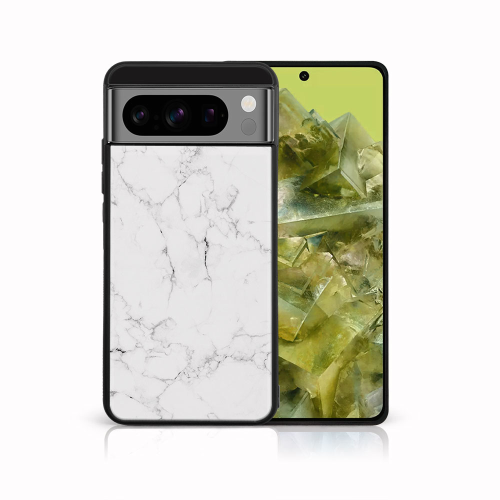 PROTEMIO MY ART Védőburkolat a Google Pixel 8-hoz Pro WHITE MARBLE (144) akciós termékkép 1