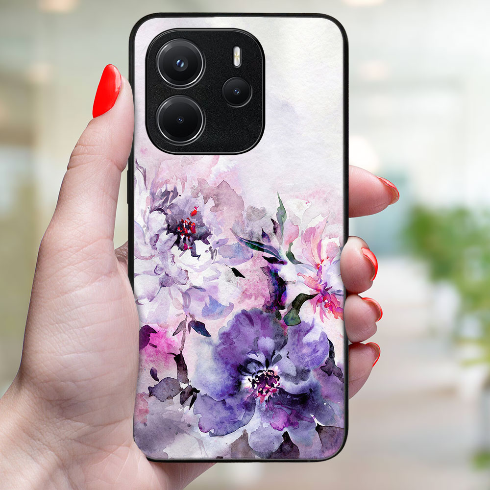 MY ART Védőhuzat a Xiaomi Redmi Note 14 PEONIES (156) termék 2. képe