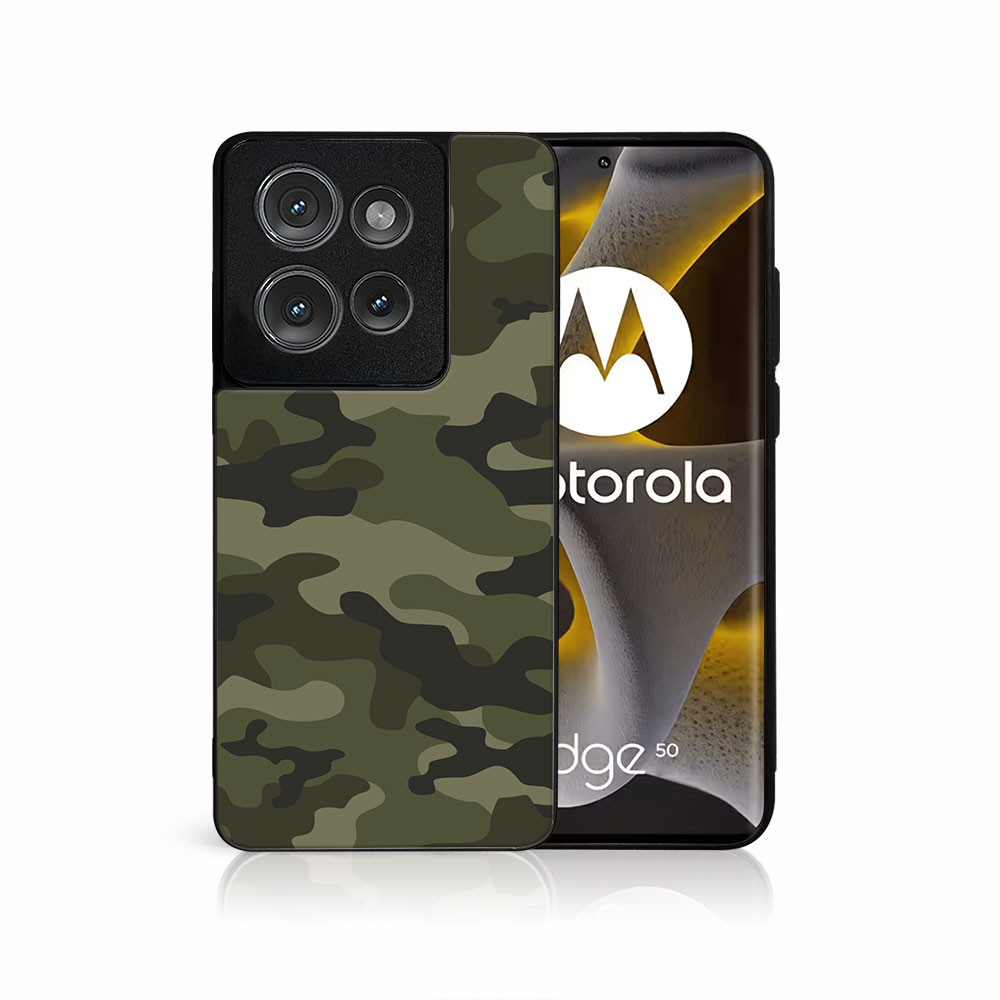 MY ART védő tok Motorola Edge 50 Neo / ThinkPhone 25 GREEN CAMO (235) készülékhez akciós termékkép 1