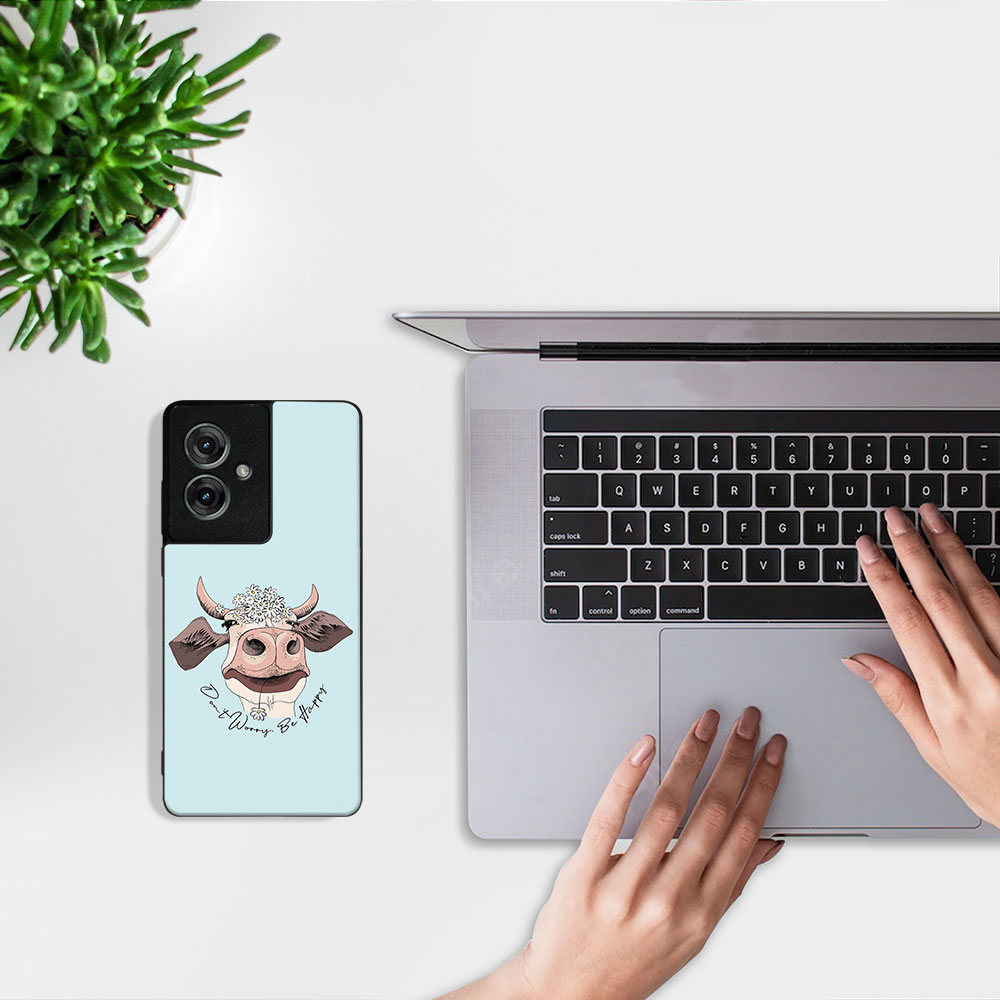 MY ART Védőburkolat Motorola Moto G55 5G HAPPY COW (181)-hoz termék 2. képe