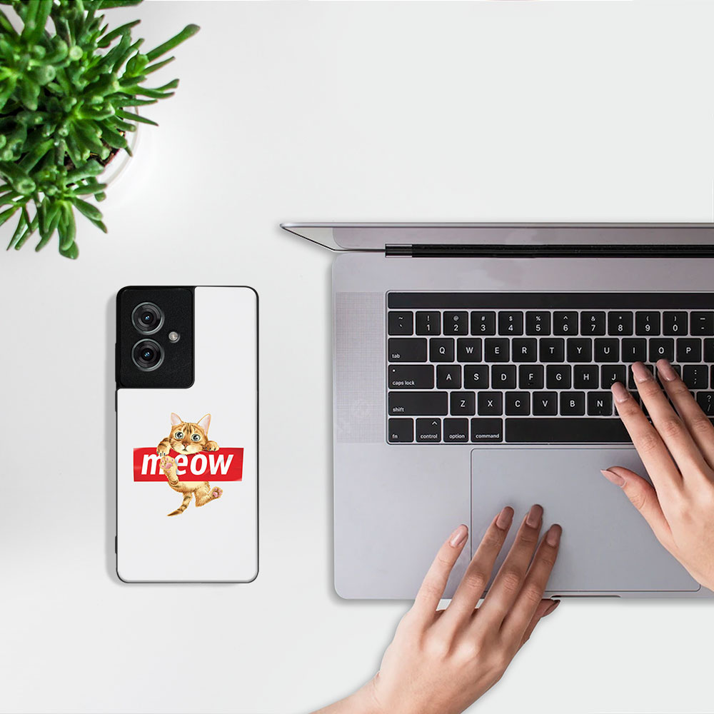 MY ART Védőburkolat Motorola Moto G55 5G MEOW (183)-hoz termék 2. képe