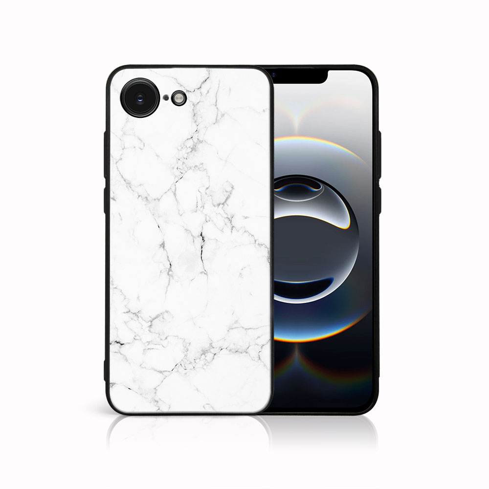 MY ART Védőburkolat a Apple iPhone 16e WHITE MARBLE (144) akciós termékkép 1