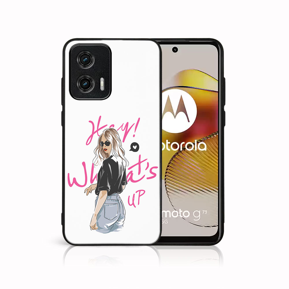 MY ART Védőburkolat: Motorola Moto G73 5G WHATSUP (132) akciós termékkép 1
