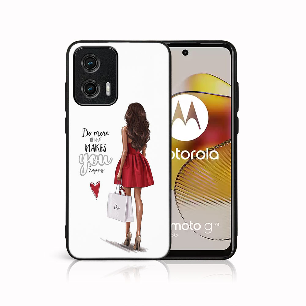 MY ART Védőburkolat: Motorola Moto G73 5G RED DRESS (137) akciós termékkép 1