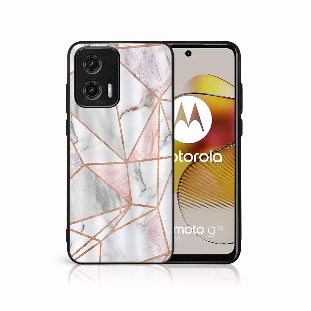 MY ART Védőburkolat: Motorola Moto G73 5G PINK MARBLE (143) akciós termékkép 1