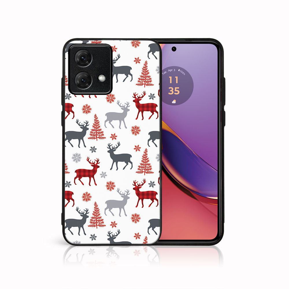 MY ART Karácsonyi kivitelű borító Motorola Moto G84 5G DEER (068) akciós termékkép 1