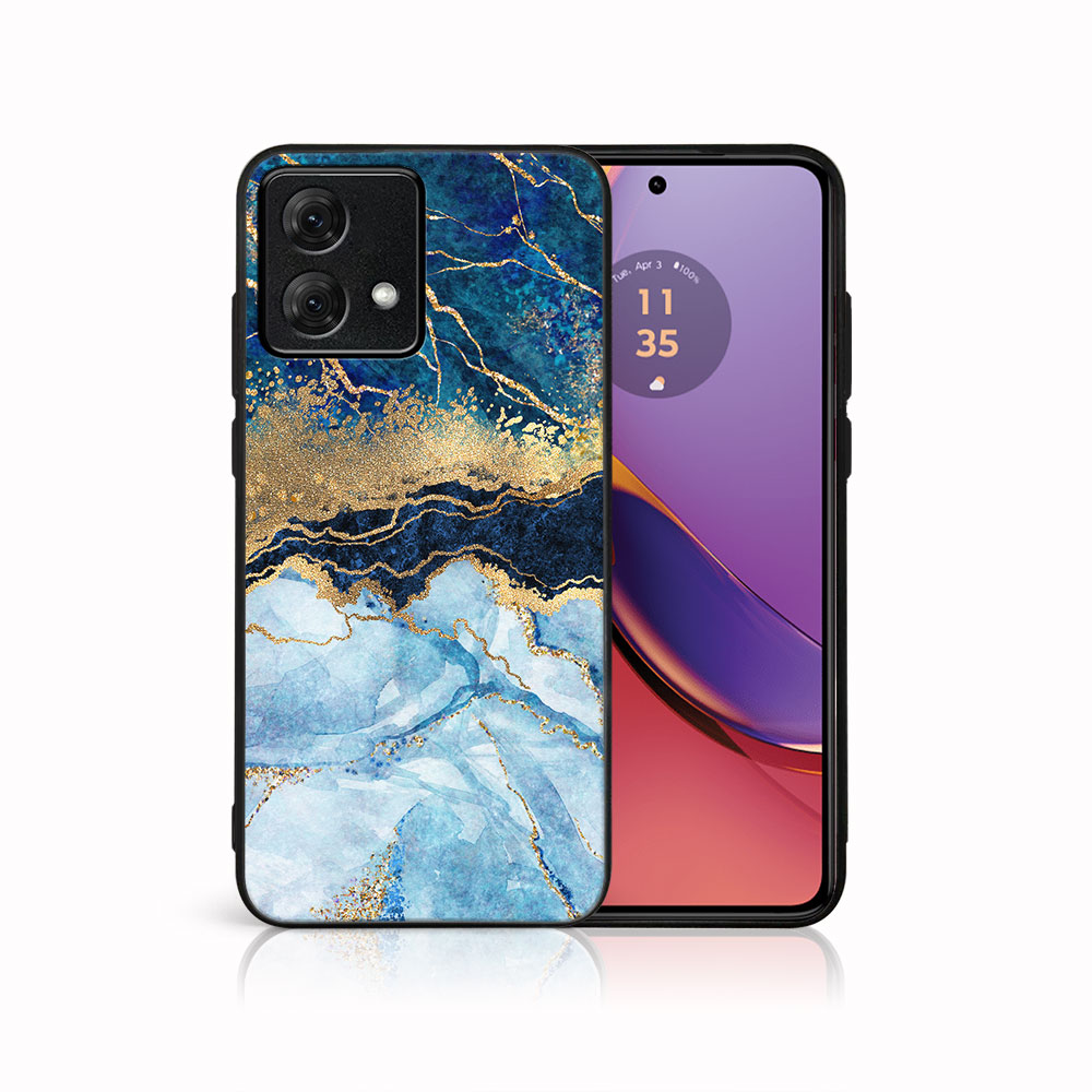 MY ART Védőburkolat: Motorola Moto G84 5G BLUE MARBLE (141) akciós termékkép 1