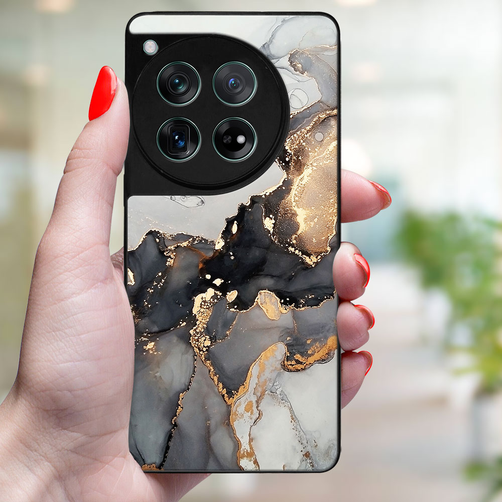 MY ART Védőburkolat: OnePlus 12 GREY MARBLE (140) termék 2. képe