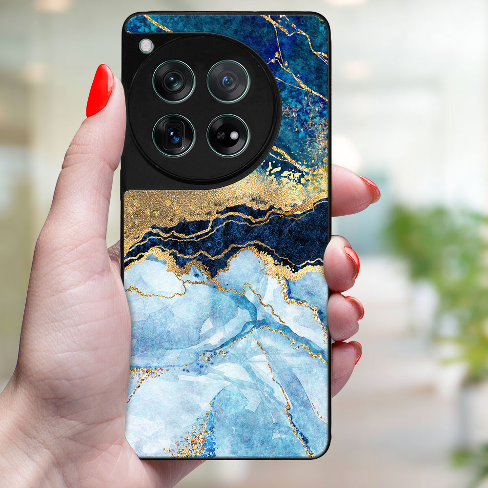 MY ART Védőburkolat: OnePlus 12 BLUE MARBLE (141) termék 2. képe